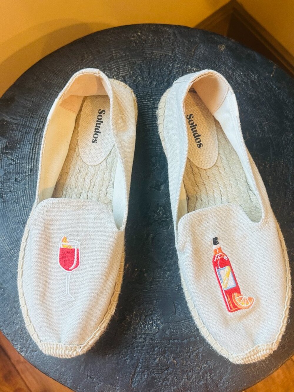 SOLUDOS APEROL SPRITZ ESPADRILLES SIZE 9 NWOT